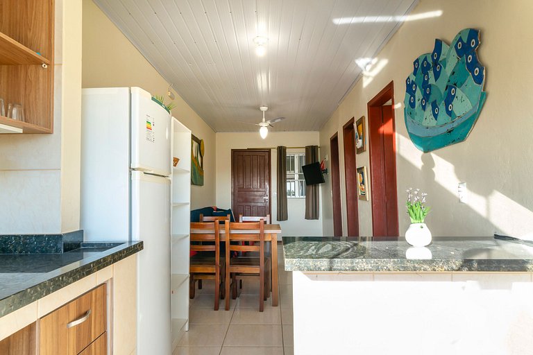 #17-T - (Refúgio e Mar) Hospedagem em Canto Grande, Bombinha