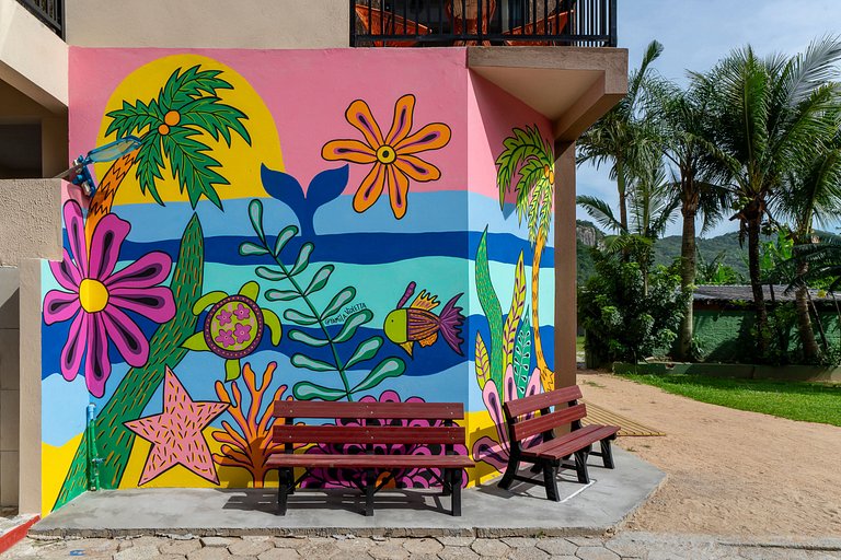 #23-CG - (Refúgio e Mar) Hospedagem em Canto Grande, Bombinh